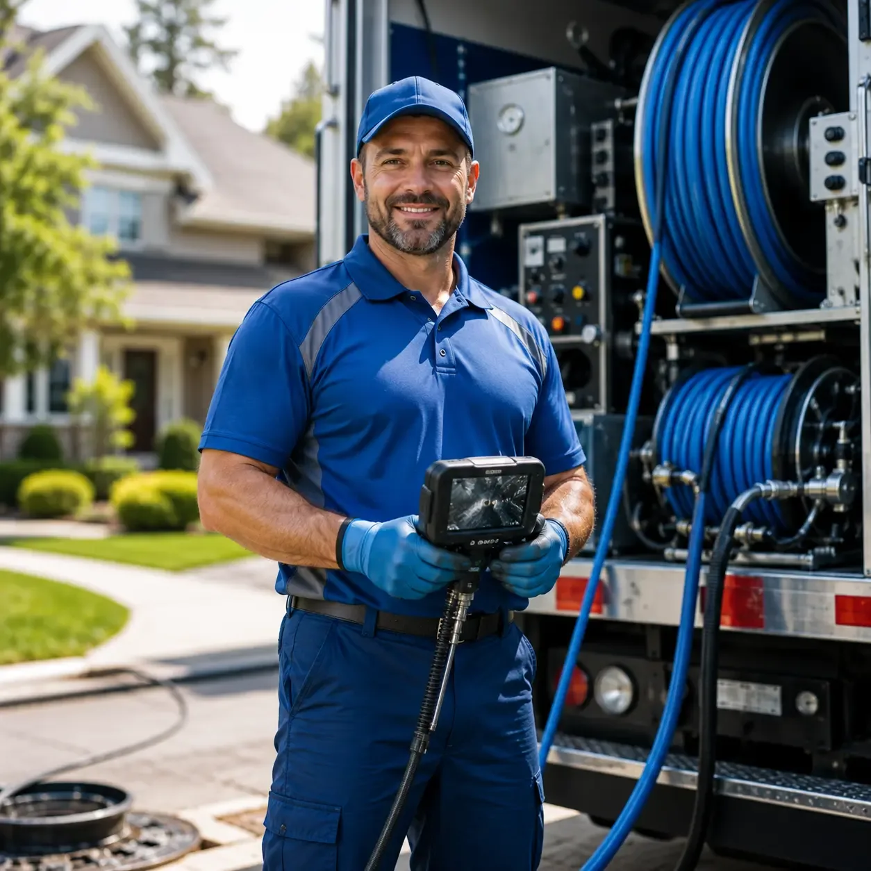 Local outdoor drain cleaning specialists in Brookshire, TX